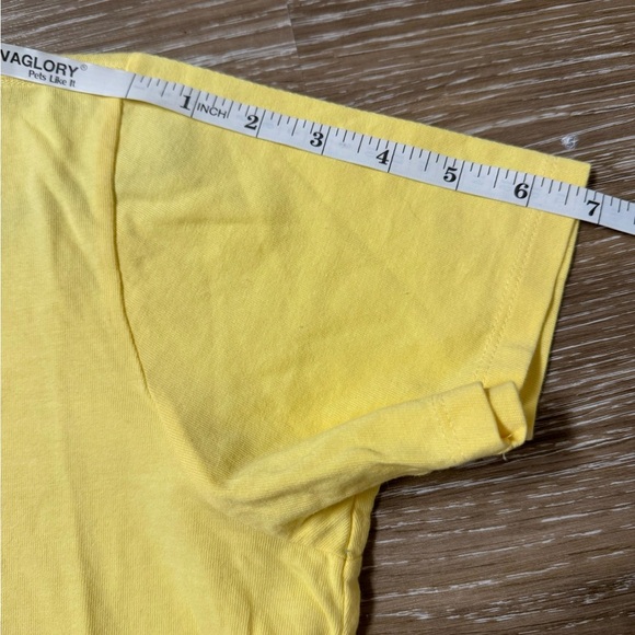 NWT Yellow Life is Good Pontoon Boating Just Add Water Crusher Tee Shirt Size S - Picture 8 of 9